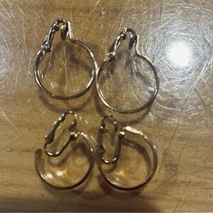 Vintage clip on earrings